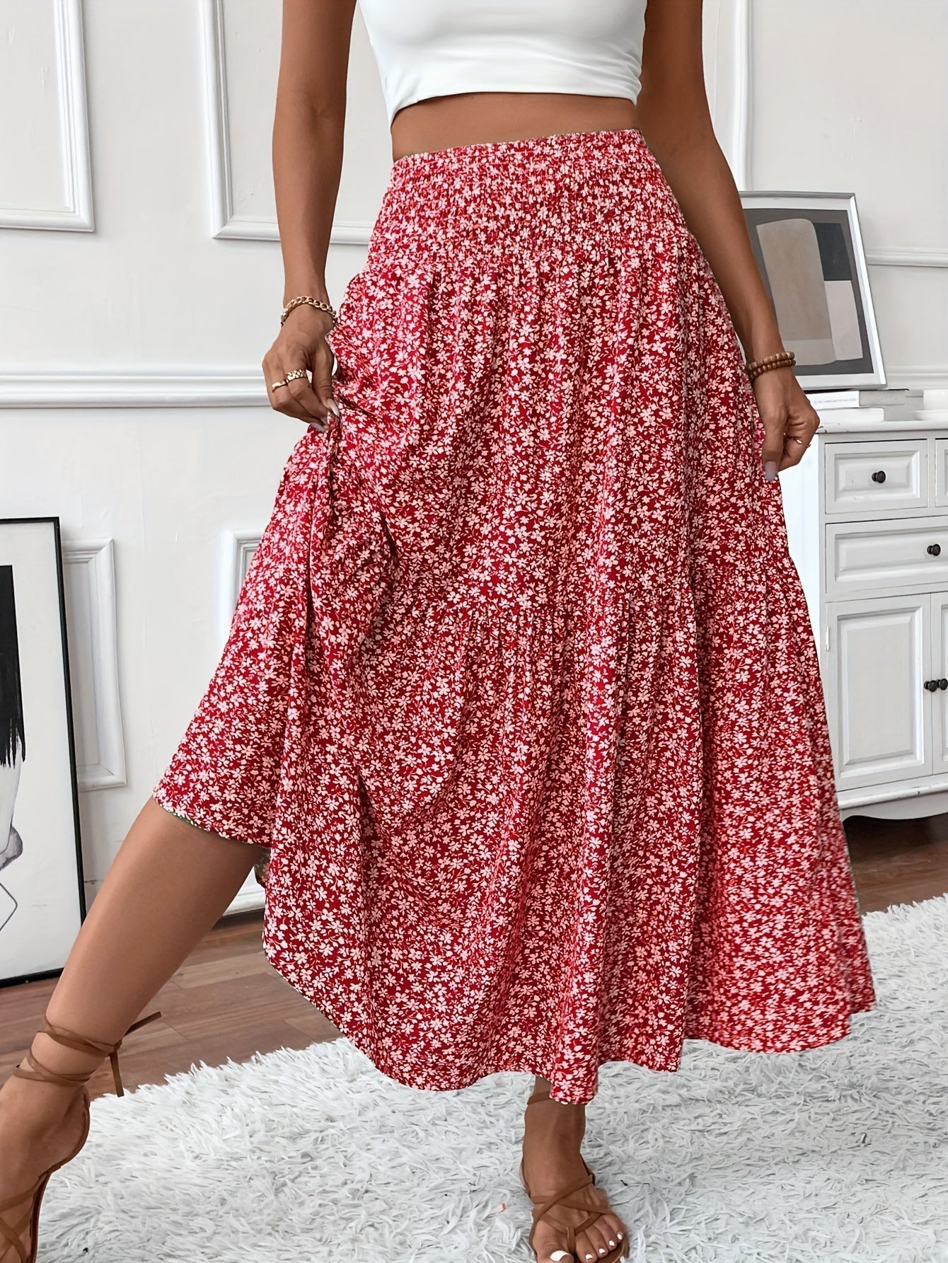 Jupe Elena Floral Charm