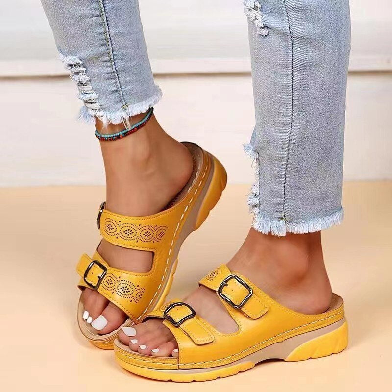 Orfina™ - Sandales orthopédiques à double boucle
