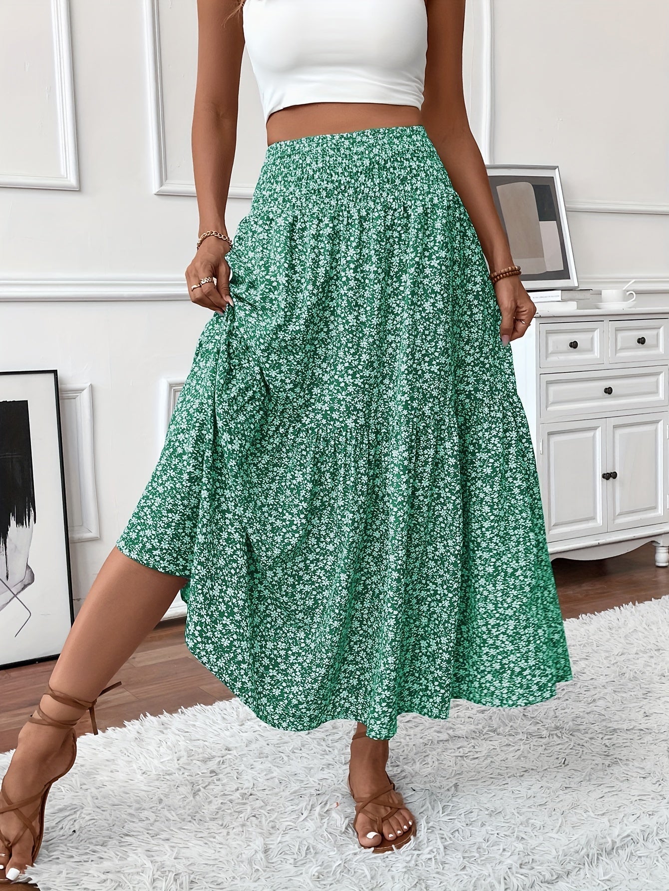 Jupe Elena Floral Charm