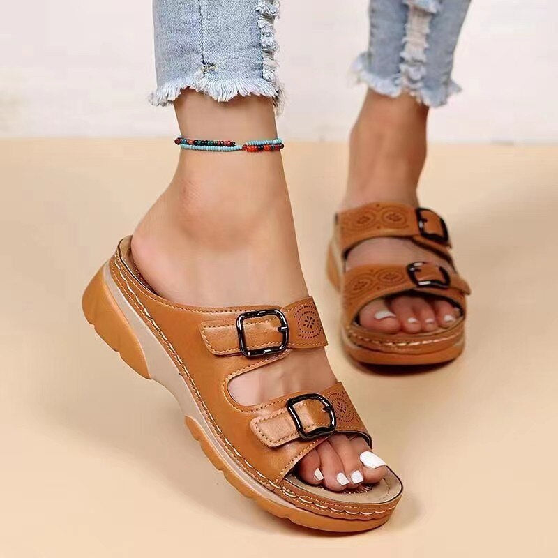 Orfina™ - Sandales orthopédiques à double boucle