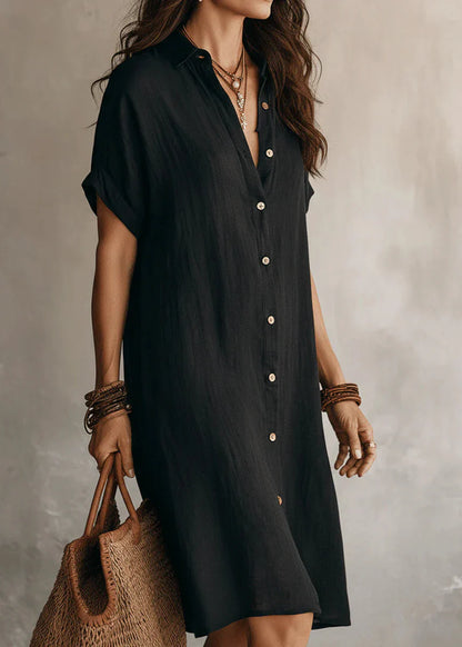 Noélia | Robe Chemise Minimaliste