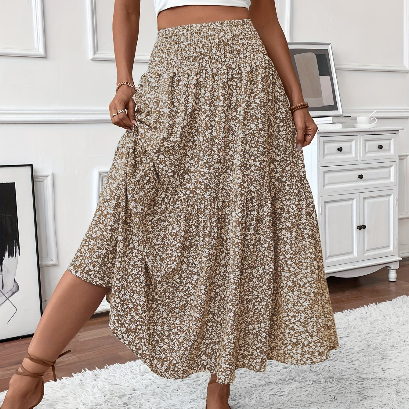 Jupe Elena Floral Charm