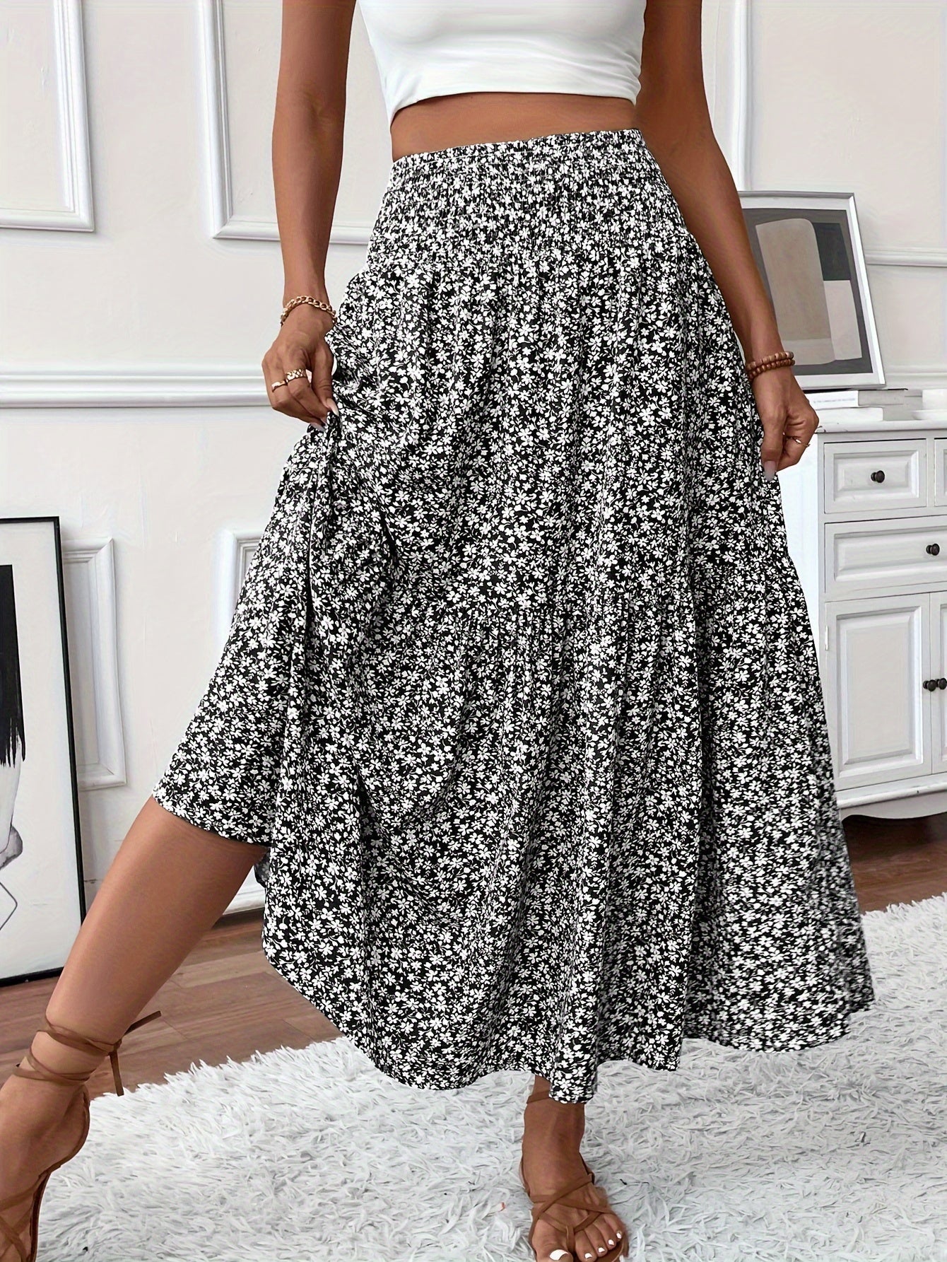 Jupe Elena Floral Charm
