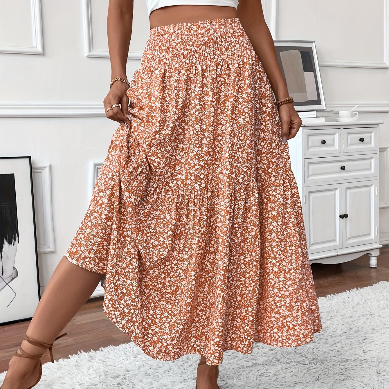 Jupe Elena Floral Charm