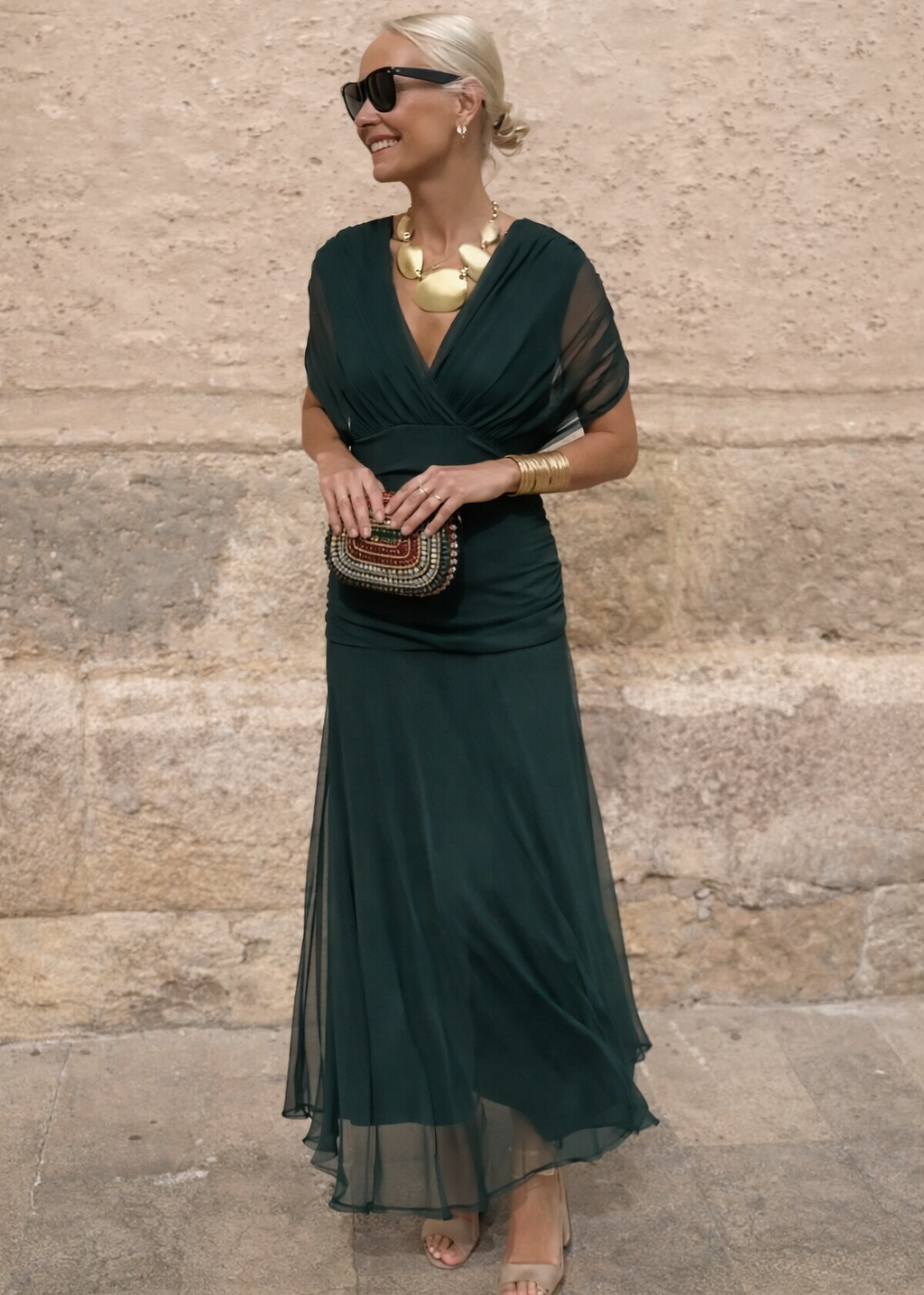 Robe Longue Fluide Élégante