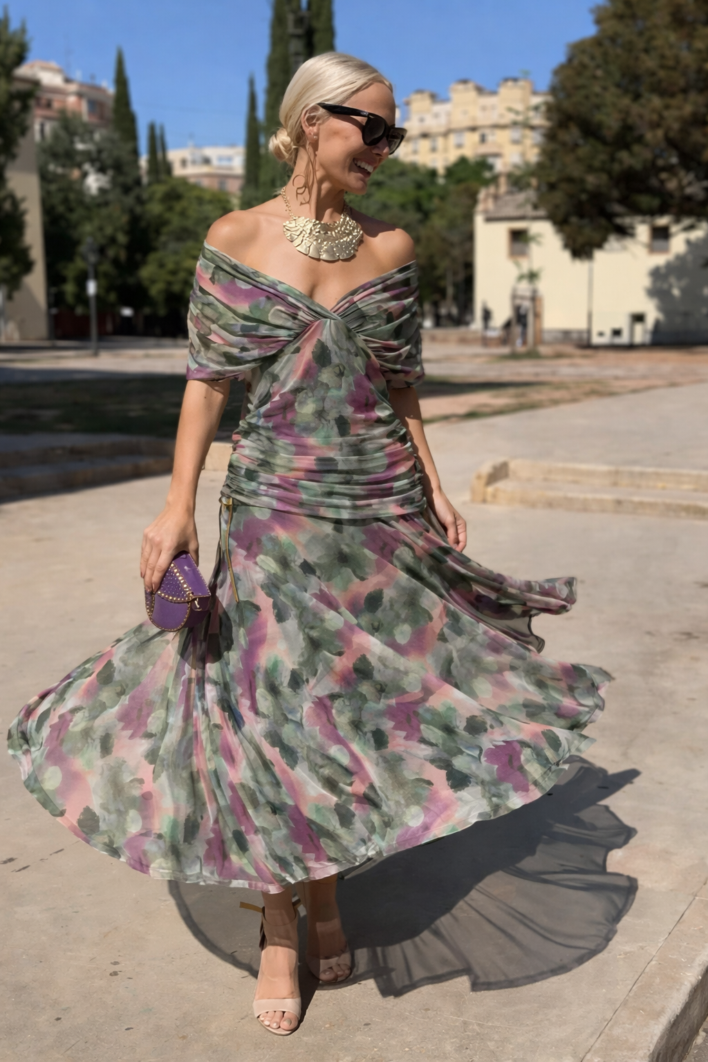 Robe Longue Fluide Élégante