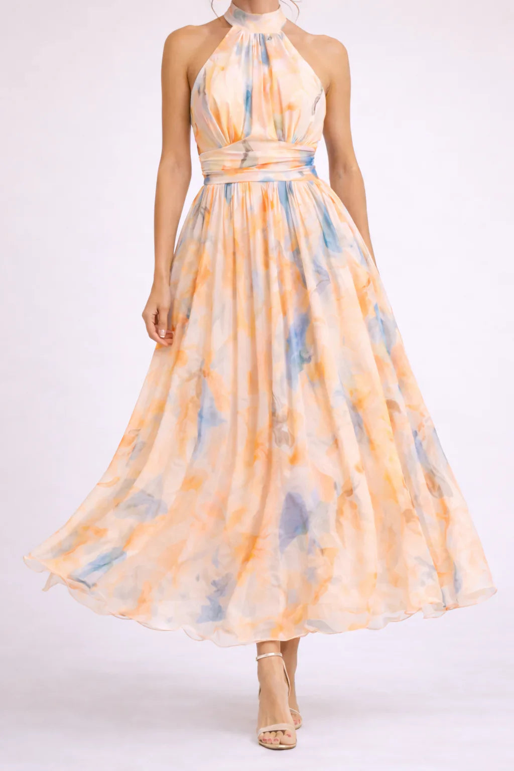 Robe Aquarelle Élégante