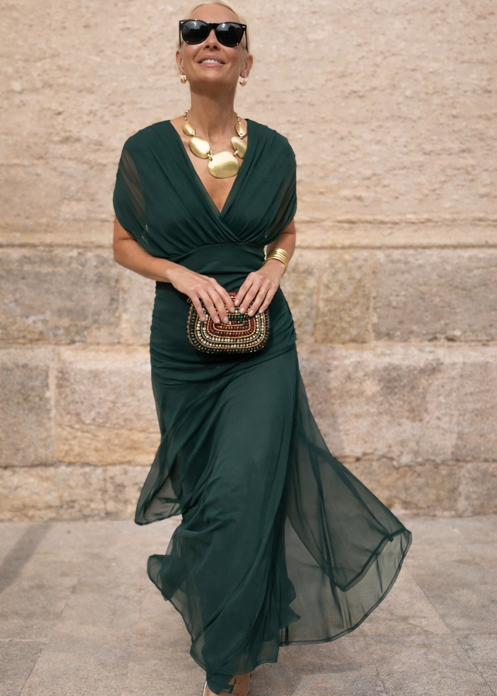 Robe Longue Fluide Élégante