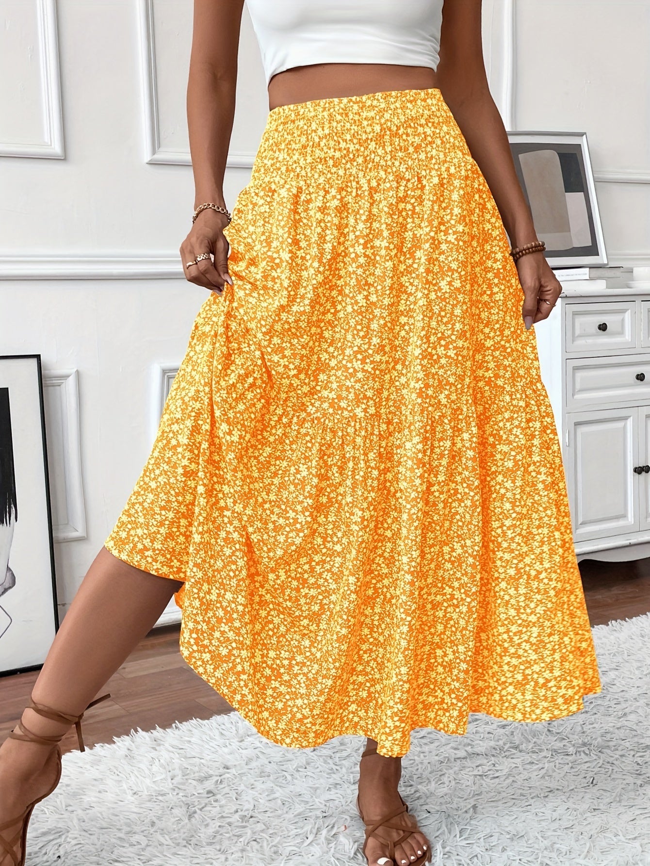 Jupe Elena Floral Charm