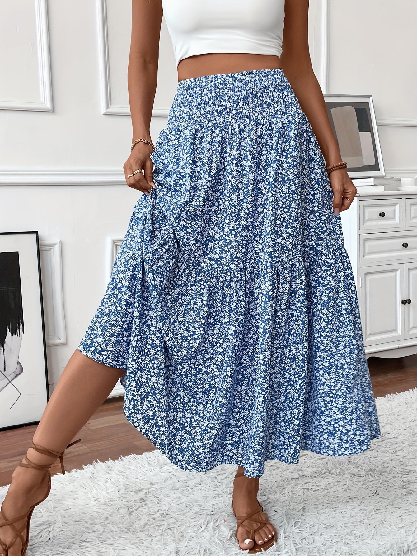 Jupe Elena Floral Charm