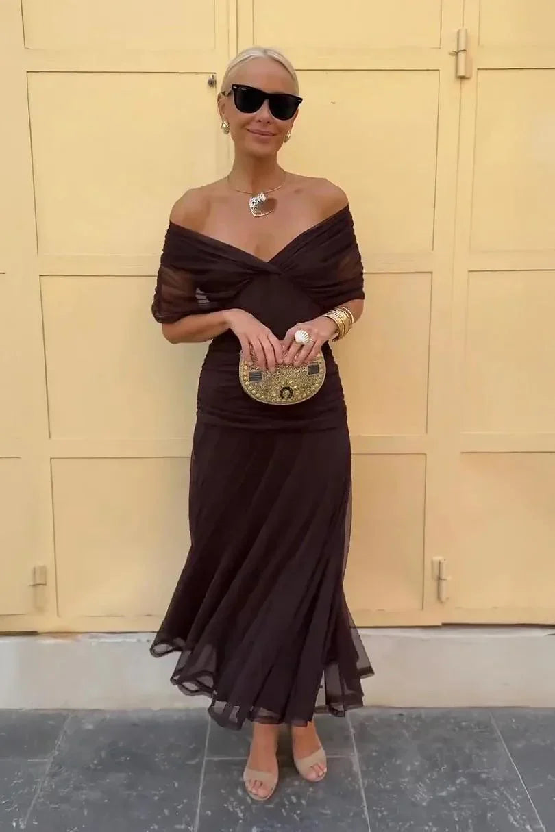 Robe Longue Fluide Élégante