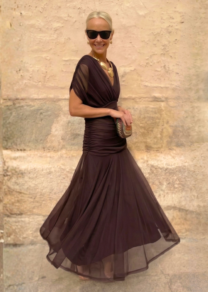 Robe Longue Fluide Élégante